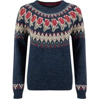 Weird Fish Tulips Floral Fair Isle Jumper