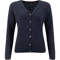 Weird Fish Posie Pointelle Knit Cardigan