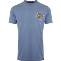 Weird Fish Laid Back Heritage Back Print Graphic T-Shirt Mid Blue Size M Weird Fish Laid Back Heritage Back Print Graphic T-Shirt Mid Blue Size M