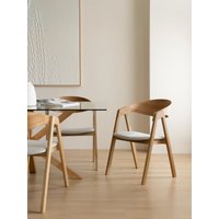 Kenay-Deal 50% Rabatt auf den beigen Bent-Stuhl aus Eiche