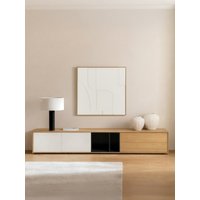 Kenay Emmet-TV-Möbel aus Eiche Graphit 280 cm 36% günstiger