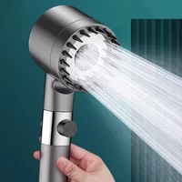 4-Mode Shower Head - High Pressure|One-Key Stop|240810
