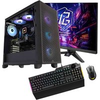 Intel 3000D - 5070 Ti Gaming Bundle - 240Hz 27" Curved 1440P Monitor - Keyboard and Mouse: retailer-supplied image