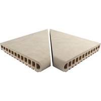 Margelle Angle Rentrant Piscine Aspect Pierre R11 33x33 Oxford