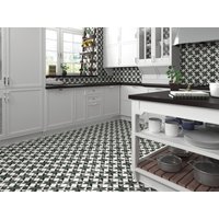 Carrelage Style Carreaux de Ciment Motif Etoile 15x15 Floriane