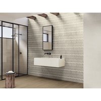 Carrelage Aspect Bois Motif Lacets 30x90 Raw