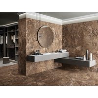 Carrelage Imitation Marbre Marron 120x120 Imperial Brown