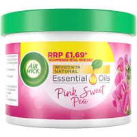 Air Wick Essential Oils Pink Sweet Pea Gel Deodorante per ambienti - 70 g