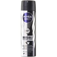 Nivea Invisible Nero & Bianco per Uomini Deodorante Spray 150 ml