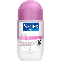 Sanex Dermo Deodorante Roll-On Invisibile - 50 ml