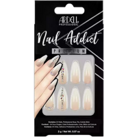 Unghie finte Ardell Nail Addict Nude Light Crystal - 24 pezzi