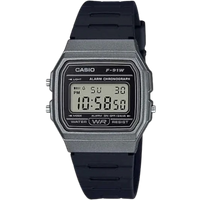 Casio Vintage F-91WM-1BDF Orologio Digitale - Grigio Metallizzato & Nero