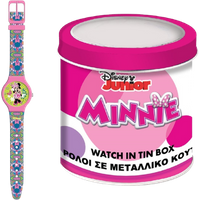 Disney Minnie Mouse Orologio Analogico da Polso per Bambini con Scatola Regalo - 564602