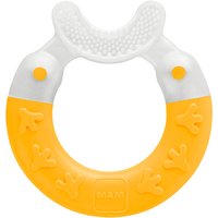 Anello da dentizione MAM Bite & Brush - Giallo