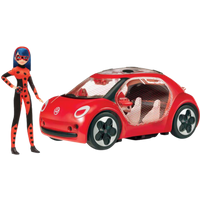 Auto E-Beetle di Miraculous Ladybug con bambola alla moda