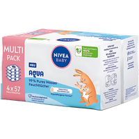 Salviettine umidificate Nivea Baby 99% - 4x57 pezzi