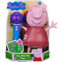 Peppa Pig "Sing With Me" - Peluche interattivo con microfono