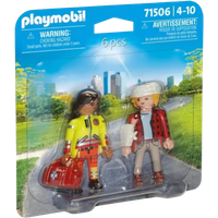 Set di gioco Playmobil City Life "Paramedico con paziente"