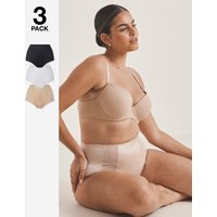 3 Pack Firm Control Midi Briefs