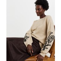 JdY Embroidered Sleeve Knitted Jumper JDY