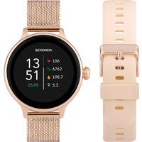 Sekonda Connect Pink Smart Watch with Dual Strap