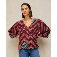 Leena Top RED Multicolour