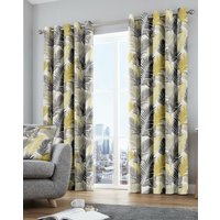 Tropical Eyelet Curtains Multi x 183cm