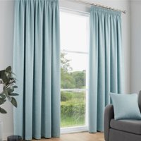 Galaxy Pencil Pleat Curtains Duck EGG x 183cm