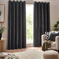 Heavy Chenille Eyelet Curtains x 229cm