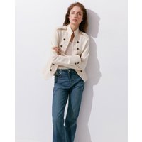 Violeta High Rise Flared Jean MID Wash