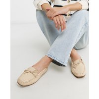 Whipstitch Puckered Loafers Ex Wide