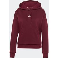 Small Logo Hoodie White Maroon 2X 24 26
