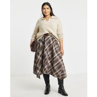 Belted Asymmetric Skirt