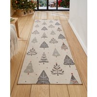Christmas Trees Washable Runner 76x230