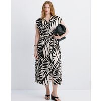 Dress Apple Black White