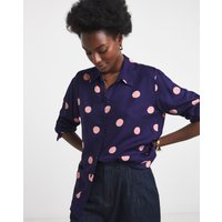 Spot Print Long Sleeve Shirt Spot Print JD Williams