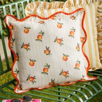 Fruits Oranges Outdoor Cushion