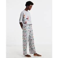 Dog Print Family Pyjamas Marl 16 18