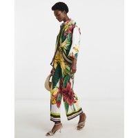 Printed Trousers Coloured Floral