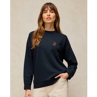 Cleo Longline Sweat Navy