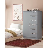 Haydn 1 Door 5 Drawer Robe