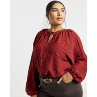 Rust Long Sleeve Top Dark