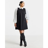 Contrast Mini Dress