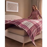 Silentnight Printed Check Berry 10.5 Tog Duvet