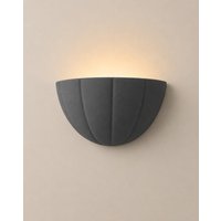 Leonardo Dark Flush Wall Light Dark