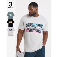 & Indiana T Shirt 3 Pack