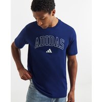 Collegiate Logo T Shirt Dark Blue XL44 48