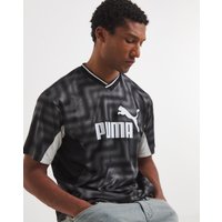 Essentials Relaxed Football Jersey Black White 3XL55