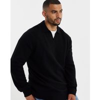 Lambswool Trophy Neck Knitted Polo 1XL48 50