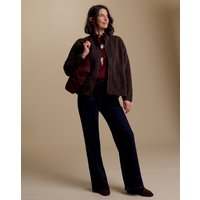 Zip Through Borg Fleece